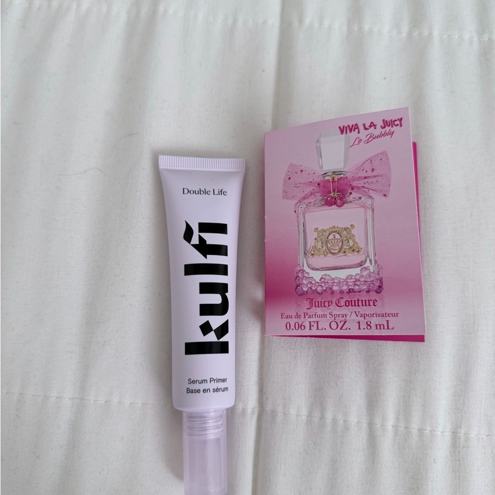 Kulfi Double Life Serum Primer (NWOB) Hydrating Pore Blurring + Sample